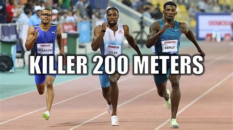 Noah Lyles V Fred Kerley Men S Meters New York Grand