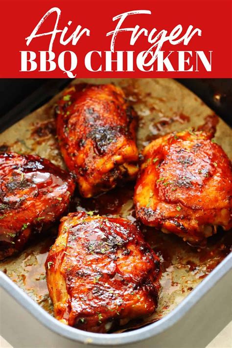 Air Fryer Bbq Chicken Thighs Crunchy Creamy Sweet Artofit