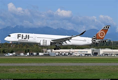 Fiji Airways Airbus A350 DQ FAI Photo 95044 Airfleets Aviation