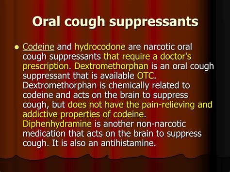 Ppt Pharmaceutical Guidelines Of Patients With Pathology Of Breathing Organs Symptomatic