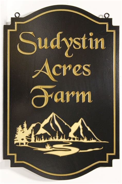 Farm signs, ranch signs, carved wood farm signs, carved wood ranch ...