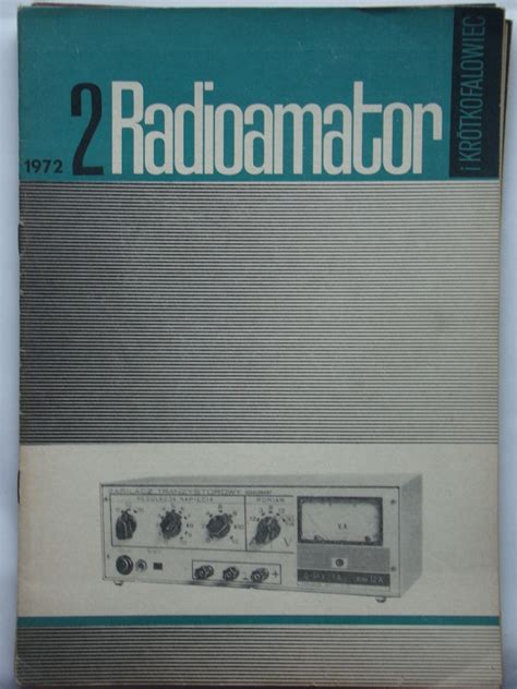 Radioamator I Kr Tkofalowiec Rok Sztuk Oficjalne