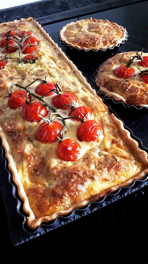 Recette De Ma Tarte Thon Tomates Saveurs De Sandrine