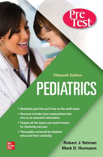 Pediatrics Pretest Self Assessment And Review Fifteenth Edition