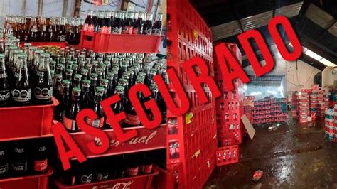 Coca Cola Pirata Detienen A Personas Y Aseguran Miles De Envases