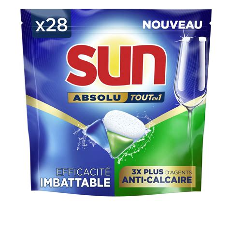 Tablette Lave Vaisselle Tout En Absolu Sun Le Paquet De