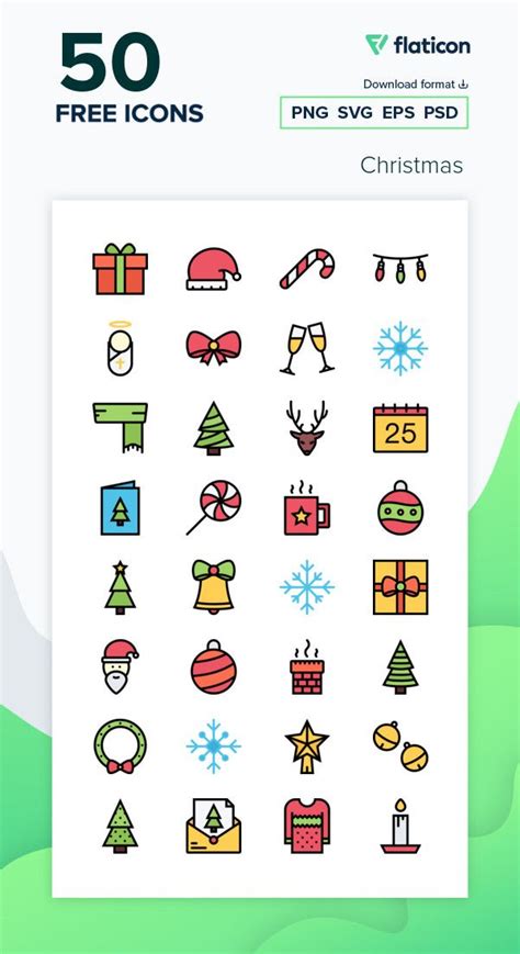 Free Vector Icons Of Christmas Designed By Nikita Golubev Iconos