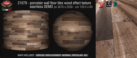 Porcelain Wall Floor Tiles Wood Effect Texture Seamless 21079