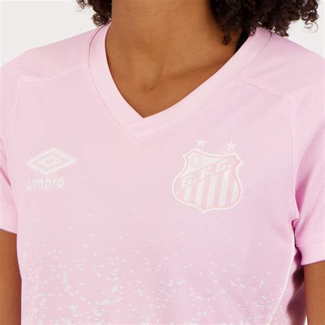 Camisa Umbro Santos Outubro Rosa Feminina Futfanatics