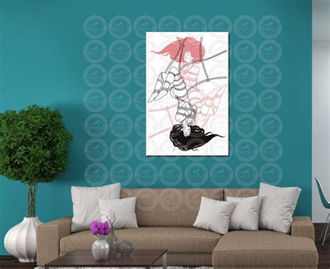 Shibari Canvas Shibari Art Shibari Poster Erotic Nude Print Etsy