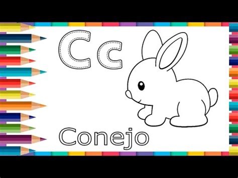 C Mo Dibujar La Letra C Conejo El Abecedario Para Ni Os Youtube