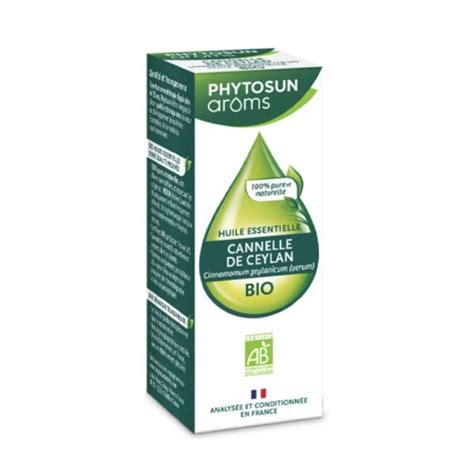 PHYTOSUN AROMS Huile Essentielle Cannelle Ceylan Bio 5ml