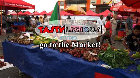 Vlog We Go To The Market Kubah Ria Satok Kuching Youtube