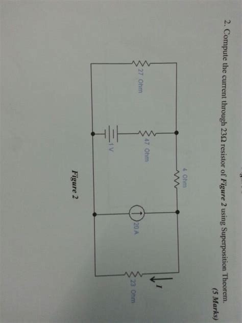 Solved Compute The Current Through Ohm Resistor Of Figure Chegg