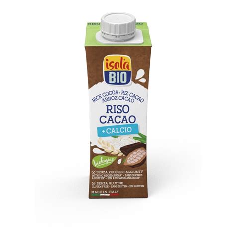 Bebida Mini De Arroz Con Cacao Y Calcio Bio Ml Isola Bio Vitfarma