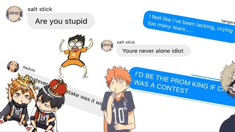 Haikyuu Text Lyric Prank YouTube