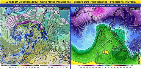 Meteo Forte Rimonta Mite Anticiclonica Molte Nebbie Al Nord Meteograd