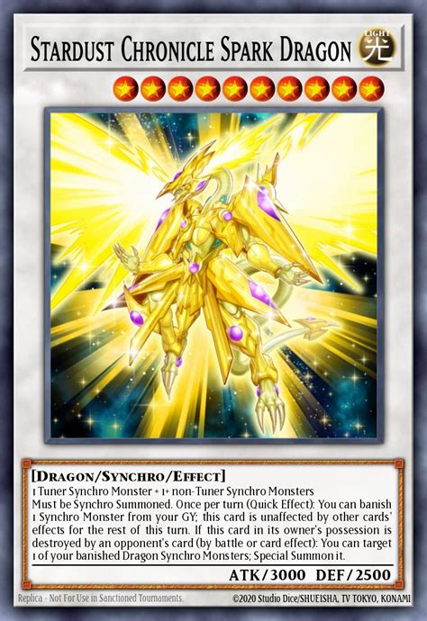 Stardust Chronicle Spark Dragon C Ch S H U L B I Yu Gi Oh Vi T