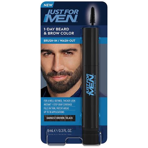 Amazon Just for Men Color temporal para barba y cejas de 1 día