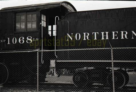 1972 Np Northern Pacific 0 6 0 Class L9 Locomotive 1068 Vtg Railroad