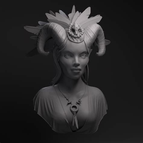 Artstation Horn Girl