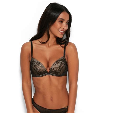 Soutien Gorge Push Up Plongeant Gossard Glossies Lace Black Gossard