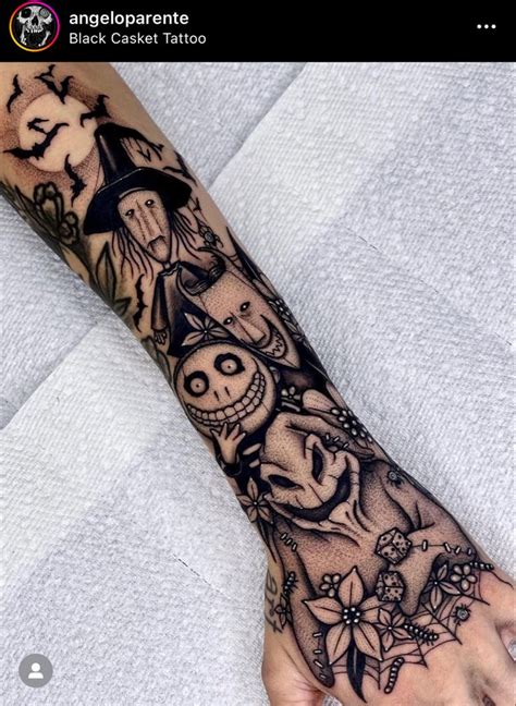 Oogie Boogie & Oogies Boys | Dope tattoos, Wicked tattoos, Halloween ...