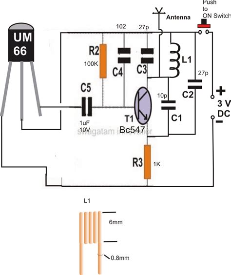 Circuit Diagram Of Simple Fm Transmitter Circuit Diagram