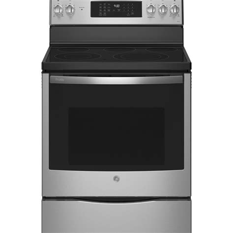 Ge Profile 30”free Standing Electric True Convection Range With No