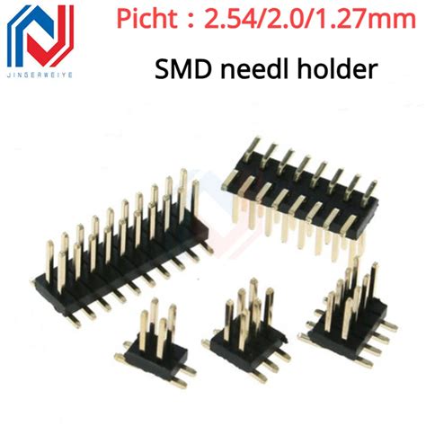 Pcs Mm Mm Mm Pitch Smd Smt Double Row Male Pin Header