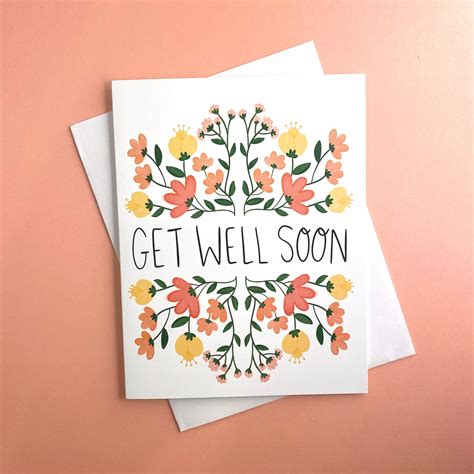 Get Well Soon Cards With Flowers