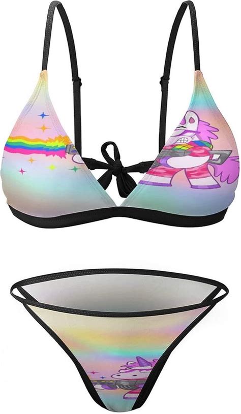 Unicorn Kill Sexy Swimwear 2 Piece Bathing Suit Beach Bikini Set