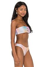 PQ Color Block Bandeau Bikini Top In Golden Hour REVOLVE