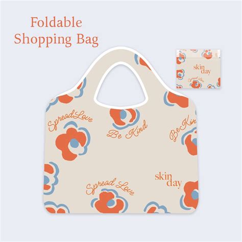 Jual SKINDAY Foldable Shopping Bag Tas Belanja Lipat Water Proof ...