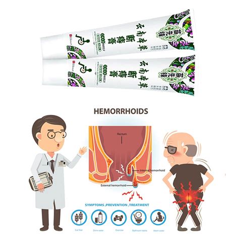 Anal Fissure Treatment Hemorrhoid Ointment Herbal Cream Natural Chinese Medicine Suppository