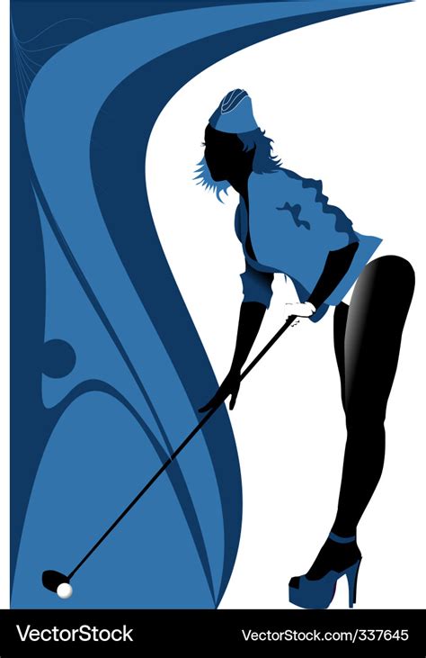 Sexy Golf Royalty Free Vector Image Vectorstock