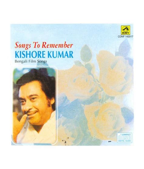 Songs To Remember: Kishore Kumar: Bengali Film Songs (Audio CD): Buy ...