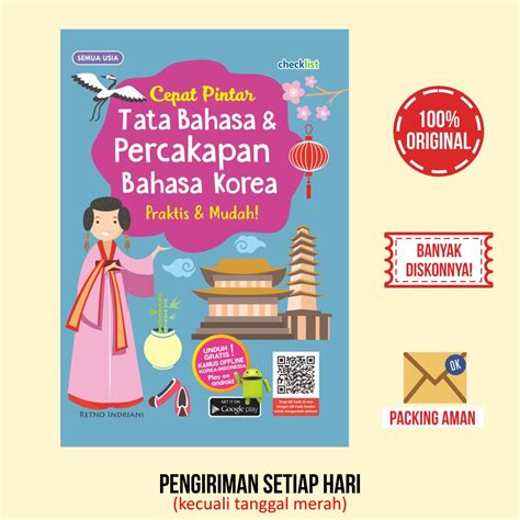 Buku Cepat Pintar Tata Bahasa Percakapan Bahasa Korea Lazada Indonesia