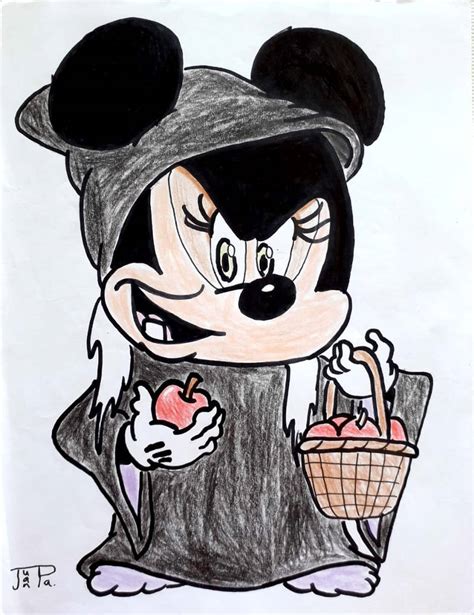 Disney Witches Minnie As The Old Hag By Juanpadraws On Deviantart