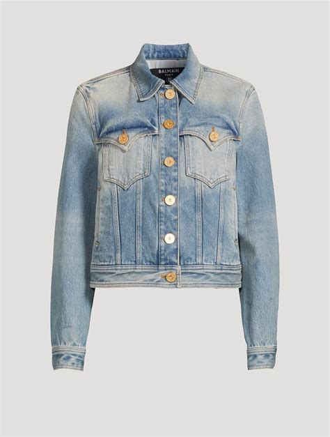 Balmain Denim Jacket Holt Renfrew