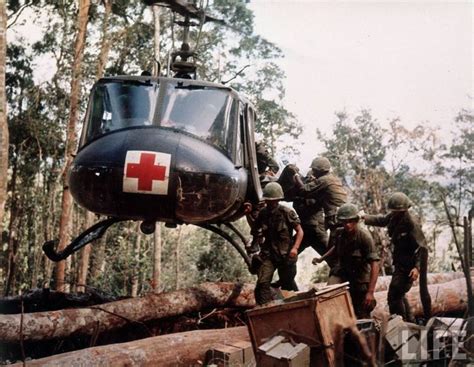 Field Medic During Medevac Operation Vietnam War Vietnam War