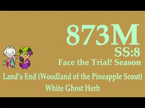 Crob Lands End Woodland Of The Pineapple Scout Ghost Herb M