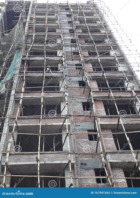 Under Construction Site In Resident Building In India Editorial Stock