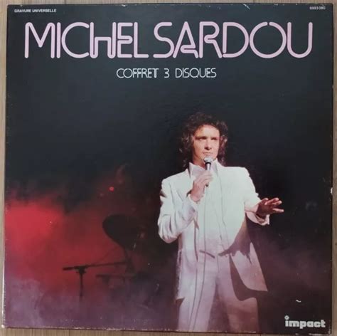 Michel Sardou Coffret Disques Lp Vinyles T Impact Eur