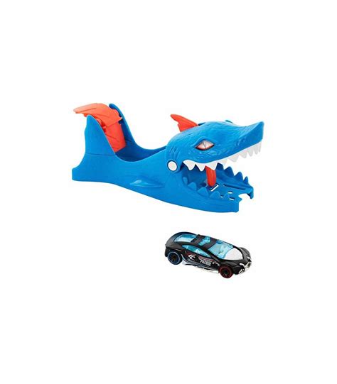 Hot Wheels Lanzador Dinosaurio O Tiburon De Mattel Juguetes Panre