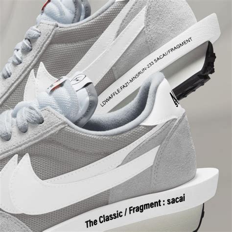 Nike X Sacai X Fragment LDWaffle Smoke Grey Store Raffle List