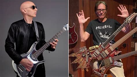 Joe Satriani Says That Steve Vai Critiques All His Albums Before