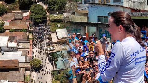 Mitin de María Corina Machado en Margarita contó con poca asistencia