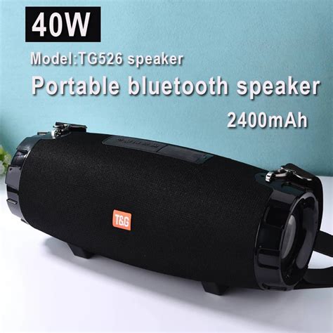 Altavoz Bluetooth Port Til Tg Para Exteriores W Con Radio Fm