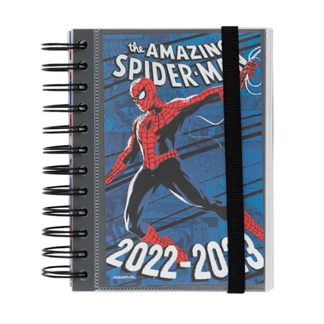 Agenda Escolar Spider Man Marvel Meses Dia Pagina Peque A